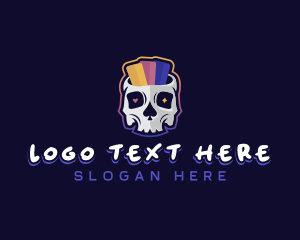 Las Vegas - Skull Gaming Casino logo design