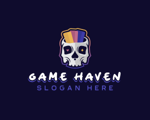 Skull Gaming Casino logo design