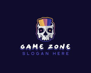 Skull Gaming Casino logo design