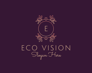 Floral Salon Feminine Boutique logo design