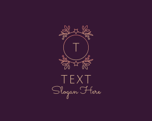 Floral Salon Feminine Boutique logo design