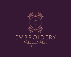 Floral Salon Feminine Boutique logo design