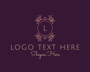 Floral Salon Feminine Boutique Logo