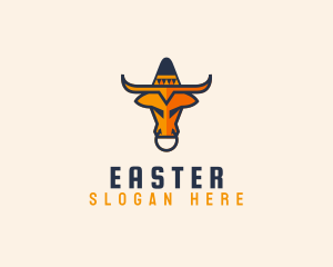 Clothing Store - Mexican Bull Hat logo design