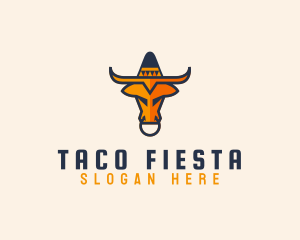 Mexican - Mexican Bull Hat logo design