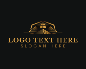 Leasehold - Roofing House Property logo design