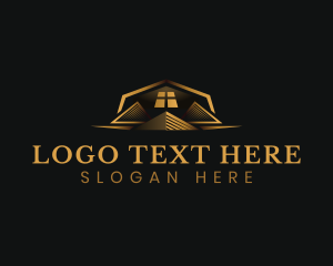 Construction - Roofing House Property logo design