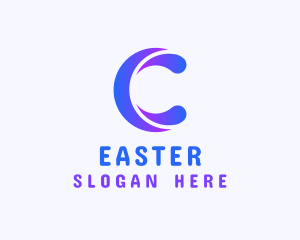 Application - Modern Media Letter C logo design