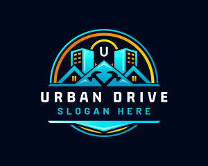 Urban House Hammer logo design