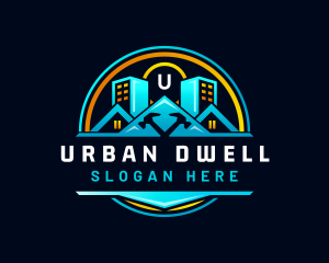 Urban House Hammer logo design