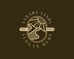 Desert Mountain Sun logo design