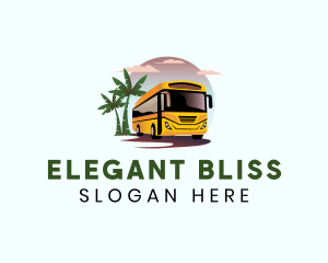 Road Trip - Tourist Shuttle Bus logo design