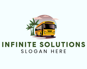 Tour Guide - Tourist Shuttle Bus logo design