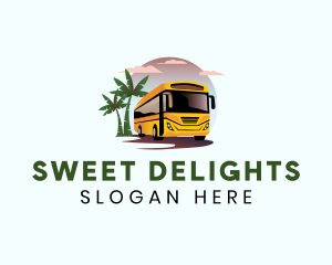 Vacation - Tourist Shuttle Bus logo design