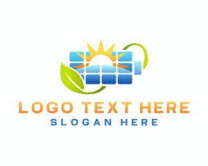 Electrical - Organic Solar Battery logo design