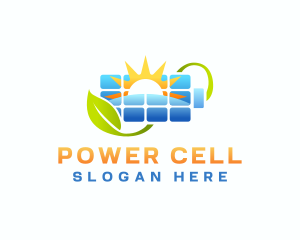Organic Solar Battery logo design
