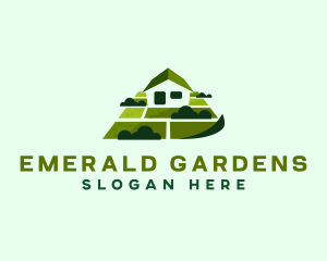 Lawn Tile House logo design