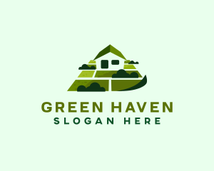 Lawn Tile House logo design