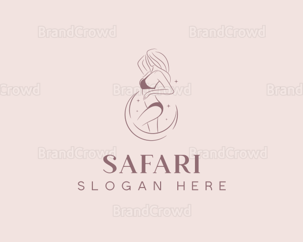 Dermatology Female Body Logo