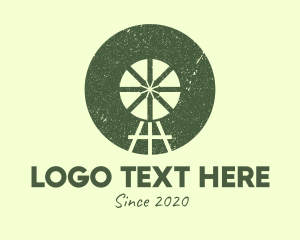 Rustic - Rustic Farm Ranch Windmill logo design