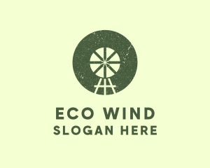 Rustic Windmill Farm logo design