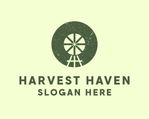 Rustic Windmill Farm logo design