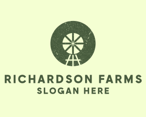 Rustic Windmill Farm logo design