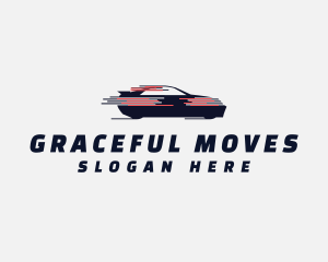 Fast Moving Car Automobile logo design