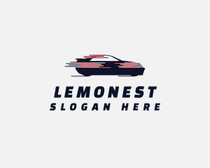 Driver - Fast Moving Car Automobile logo design