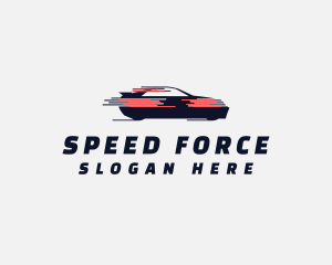 Fast Moving Car Automobile logo design