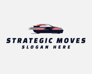 Fast Moving Car Automobile logo design