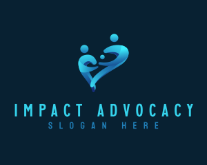 Advocacy - Family Heart Community logo design