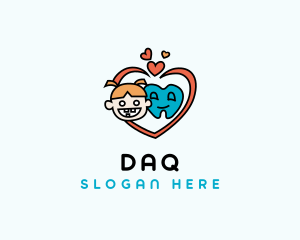 Kids - Cartoon Dental Pediatric logo design