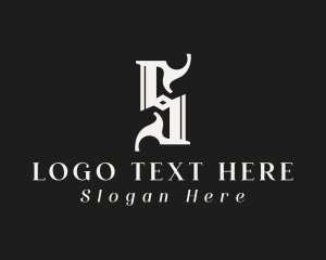 Record Label - Rock Band Tattoo Letter logo design