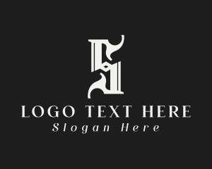 Metal Band - Rock Band Tattoo Letter logo design