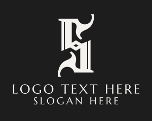 Tattoo Studio - Rock Band Tattoo Letter logo design