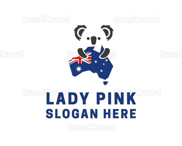Australia Koala Bear Logo