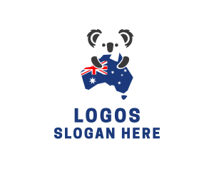 Nation - Australia Koala Bear logo design