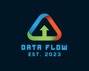 Digital Data Upgrade logo design