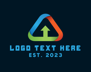 It - Digital Data Upgrade logo design