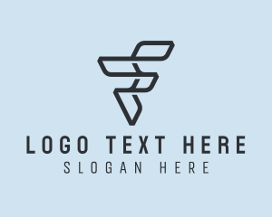 Technology - Fintech Startup Letter F logo design