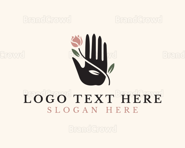 Flower Hand Florist Logo