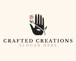 Flower Hand Florist logo design