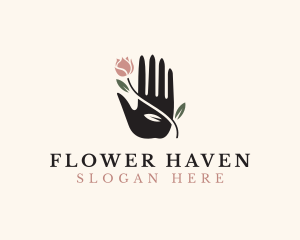 Flower Hand Florist logo design