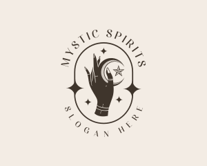 Spiritual Hand Horoscope logo design