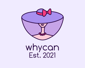 Womenswear - Woman Stylist Hat logo design