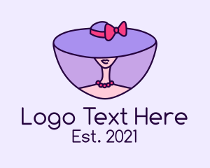 Jewelry Store - Woman Stylist Hat logo design