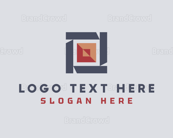 Floor Tile Pattern Logo