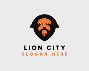 Animal Feline Lion logo design