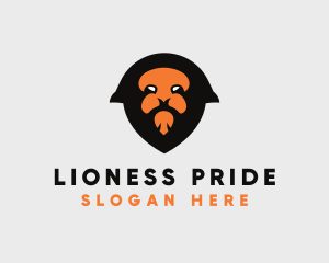 Animal Feline Lion logo design